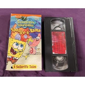 Spongebob Squarepants: Sponge-A-Rama VHS 2003 Nickelodeon 5 Episodes Cartoon